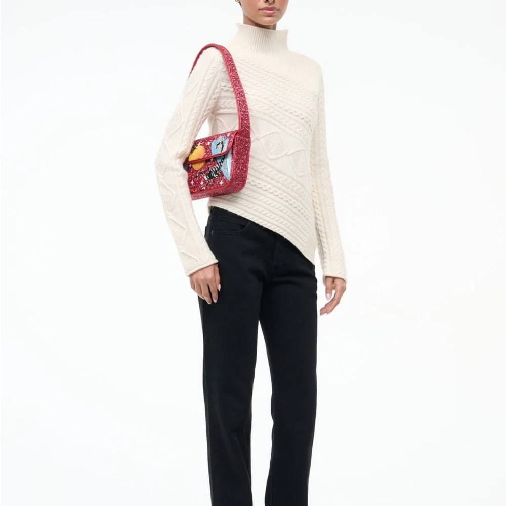 STAUD ZODIAC BEADED TOMMY BAG SCORPIO - Picture 8 of 9